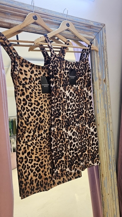 Vestido Gebba animal print morley elastizado - tienda online