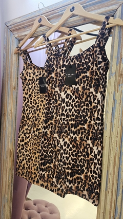 Imagen de Vestido Gebba animal print morley elastizado