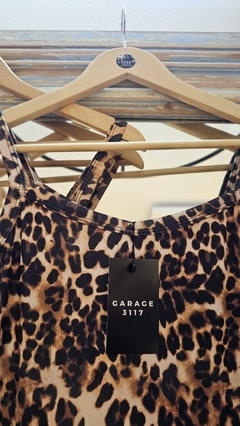 Vestido Gebba animal print morley elastizado