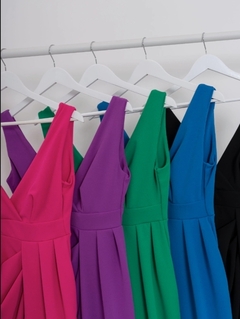 Vestido Andersoon crep midi drapeado - tienda online