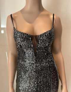 Vestido Isabella paillette espalda cruzada en internet