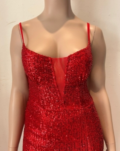 Imagen de Vestido Isabella paillette espalda cruzada