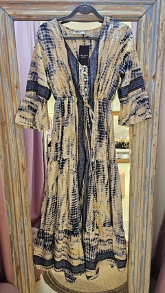 Vestido Sessi estampado con mangas - comprar online