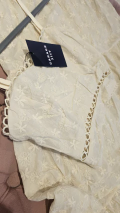 Falda Maii Voile bordado larga - comprar online