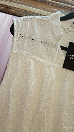 Imagen de Vestido Virma Broderie cuello mao con lazo