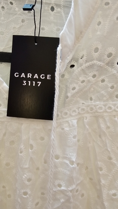 Vestido Virma Broderie cuello mao con lazo en internet