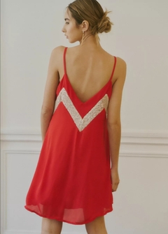 Vestido Miia Gasa con bordado paillette - GARAGE 3117