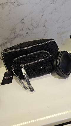 Riñonera Montiel con Strass importada - tienda online