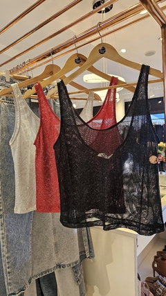 Imagen de Musculosa Diosa Glitter translucida