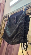 Mini Galaxi drapeada glitter