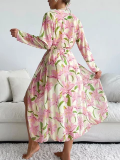 Set Flor Kimono + Bikini estampado - comprar online