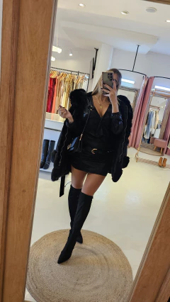 Mini Muriel drapeada elastizada foil - GARAGE 3117