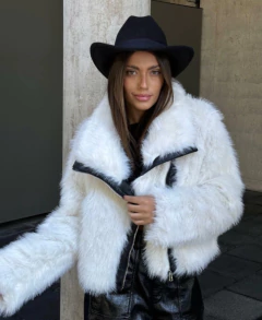 Campera Diva Piel blanca - tienda online