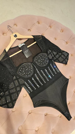 Body Moon strass y piedras manga larga importado - comprar online