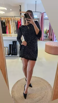 Vestido Antonia strass manga larga oxford en internet