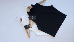 Musculosa Ine morley cuello polera sin mangas en internet