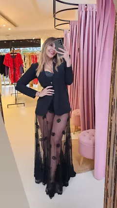 Falda Rennie tull bordado con guarda con short en internet