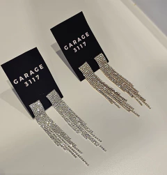 Aros cascada strass - comprar online