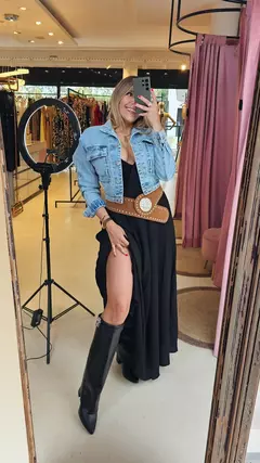 Vestido Vanina largo con espalda cruzada - comprar online