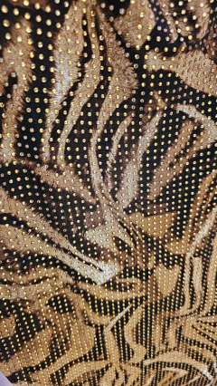 Vestido Zutt largo escote buche con strass largo en internet