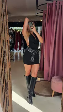 Vestido Andy escote buche espalda descubierta - comprar online