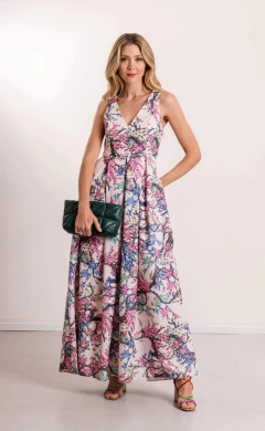 Vestido Arsuit estampado con bolsillos