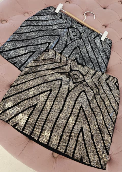 Falda Magna paillette elastizada - comprar online