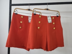 Short miranda crep naranja - comprar online