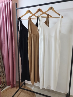 Vestido Daiane lino con bolsillos - GARAGE 3117
