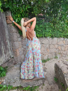 Vestido Vivi espalda descubierta importado en internet