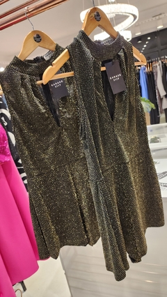 Mono gold hilos dorados cuello alto - comprar online