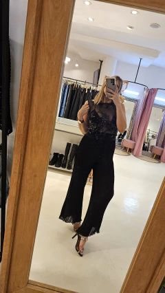 Pantalón Peltra Palazzo seda plisada - comprar online