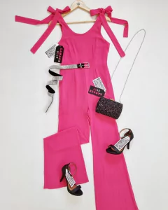 Mono Paula Fucsia Crep - comprar online