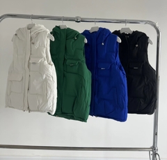 Chaleco Malu cargo blanco - GARAGE 3117