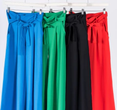 Palazzo Leonor con lazo crep - comprar online