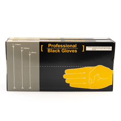 GUANTES DE LATEX NEGROS CAJA 20 UNIDADES REUTILIZABLES. en internet