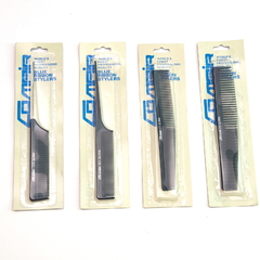 COMBO PEINES PELUQUERÍA COMAIR DE CORTE Y COLITAS - 4 UNIDADES