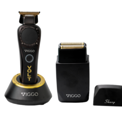 COMBO VIGGO PATILLERA TRIMMER VOLT + SHAVER SHARP en internet