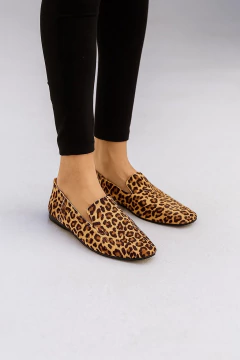 Imagen de "Marrakech" (Art 316) Mocasin Sleeper gamuza cuero