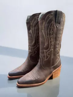 Bota Texana Caña Alta 100% cuero (Art 2019)