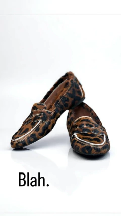 Imagen de Art 203 Capri Pelo Mocasin cuero Pelo