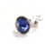 CAN1009 Anillo con piedra azul en Acero Quirúrgico 316L - comprar online