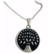 COC1074 Collar Árbol de la vida Negro en Acero Quirúrgico 316L Largo de cadena60cm