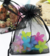 Bolsas de organza Negras de 9x12 pack 100