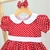 Vestido Infantil Minnie Vermelho Bolinhas 1 Ano