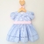 Vestido Infantil Azul Galinha Pintadinha Candy