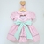 Vestido Infantil Rosa e Verde Candy Color