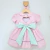 Vestido Infantil Rosa e Verde Candy Color