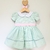 Vestido Infantil Verde e Rosa Candy