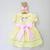Vestido Infantil Amarelo Candy e Rosa - comprar online
